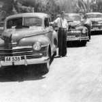 Πιάτσα ταξί στο Χολαργό το 1952